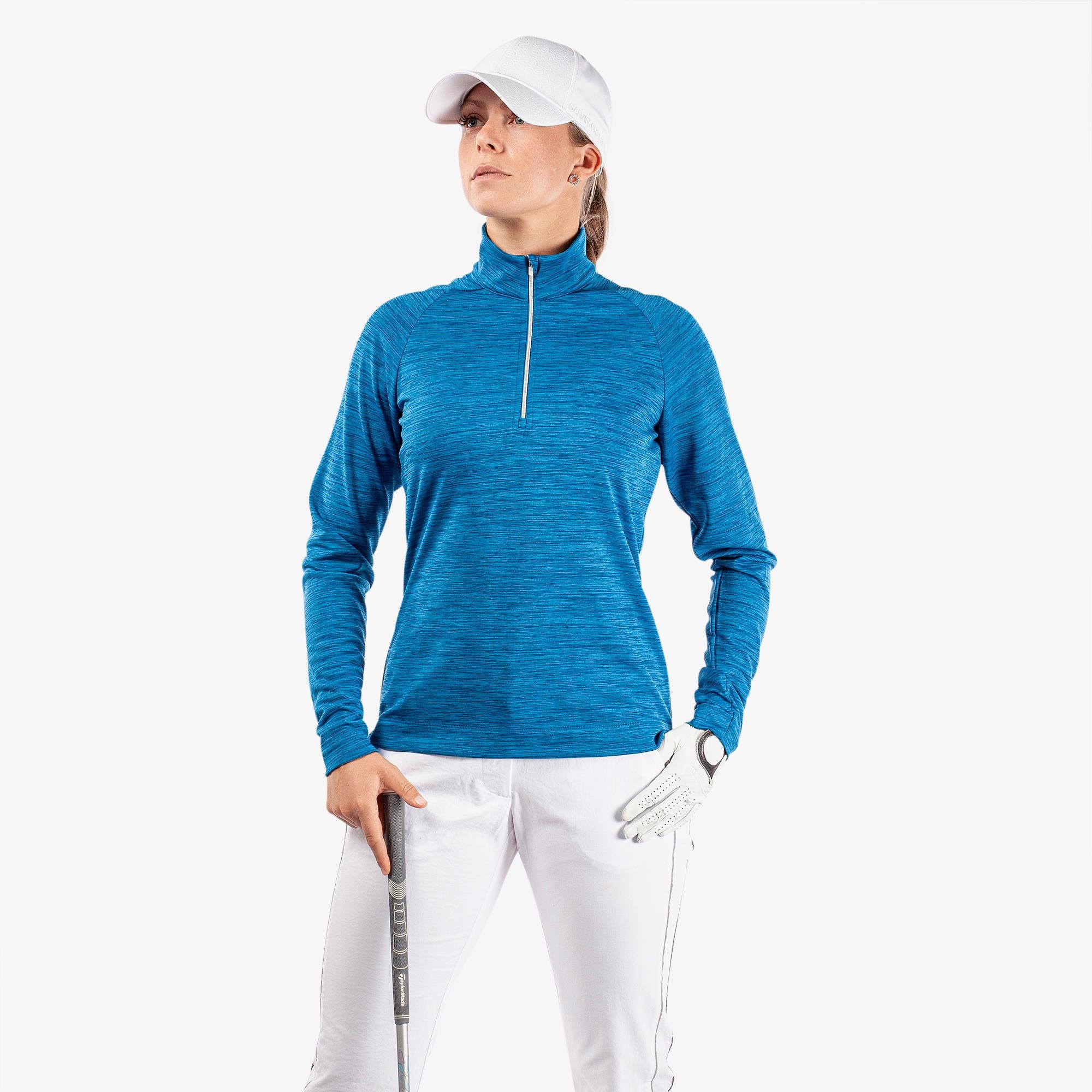 Galvin Green Dina Insula Ladies Golf Mid Layer Blue